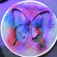 KAT_4973.jpg Stencil Butterfly - (Fit round coasters)