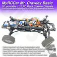 MRCC_MrCrawley_Basic_08.jpg MyRCCar Mr. Crawley Basic. 1/10 RC Rock Crawler Chassis with Customizable Wheelbase from 253 to 313mm