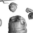 49.jpg NINJA TURTLES COLLECTION! 4 CHARACTERS for 3D print!