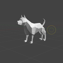 Screenshot-19.png STL file low poly bull dog・3D printer model to download
