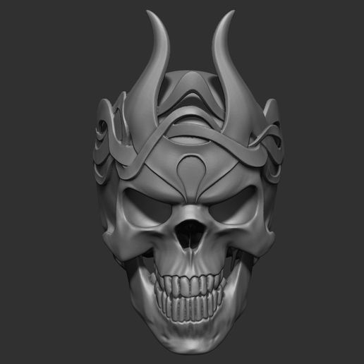 skullcarre.jpg Archivo STL gratuito Calavera de Rey・Design para impresora 3D para descargar, Snorri