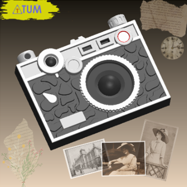 🗝️ Keychain Vintage Camera・ STL File for 3D printing・Cults