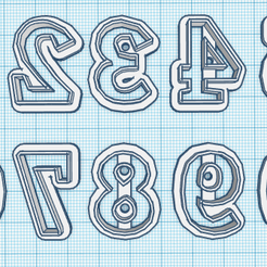 Captura.PNG Fichier STL gratuit Coupeur de numéros・Objet pour impression 3D à télécharger