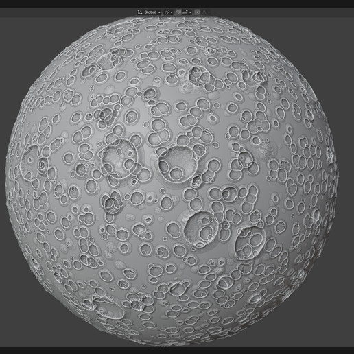 🌙 Full Moon・ STL File for 3D printing・Cults