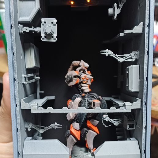 obsidian protocol diorama case 3D model