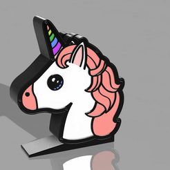 Capture.jpg Fichier STL Tirelire enfant licorne unicorn piggy bank・Plan imprimable en 3D à télécharger