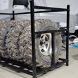 20220423_234736.jpg STL file Rack for Off Road Truck tires up to 5 inches・3D printer design to download