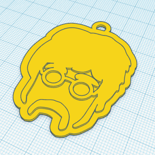 Keychain/Keychain John Lennon 3D model