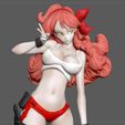 3.jpg LUNCHI SEXY STATUE DRAGONBALL ANIME ANIMATION GIRL 3D print model