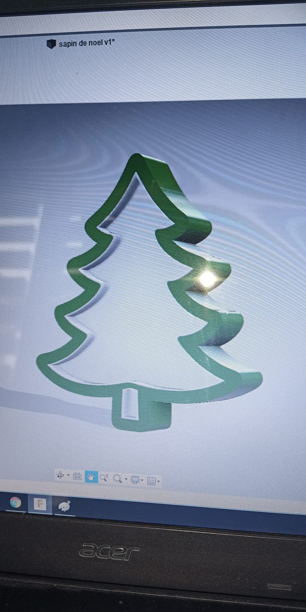 Télécharger fichier STL gratuit lampe sapin de noel • Modèle imprimable