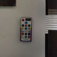 IMG_20220522_172655476.jpg Remote Control Wall Mount // Support for remote control of LED lights, audio, etc.