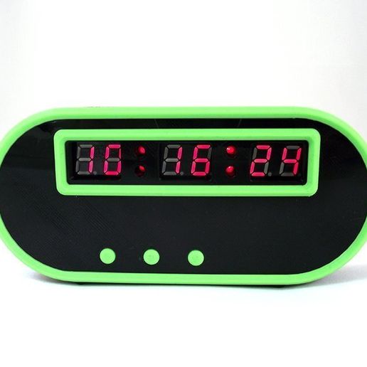 6 Bit Clock Display Download free STL file C51 6 Bit Digital Clock • Object to 3D print ・ Cults