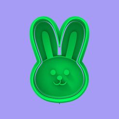 untitled.11.jpg STL file EASTER BUNNY HEAD・Template to download and 3D print