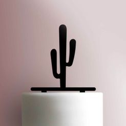 JB_Cactus-225-778-Cake-Topper.jpg Archivo STL TOPPER CACTUS・Diseño imprimible en 3D para descargar