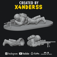 6538653865385.png [X4NDERSS 1⁄48] MILITARY PRONE RECON SET 26 • MODERN WARFARE • ARMY • MODULAR • LEGION SCALE • SOLDIER • SCOUT • MARINE • SNIPER • BATTLEFIELD • COD • TOM • GHOST • BREAKPOINT • MIDDLE EAST • OPS • ISRAEL • MINIATURE • 3D PRINT • PRINTING •
