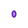 Oval narrow.stl Les panaches des petits moteurs de vaisseaux spatiaux
