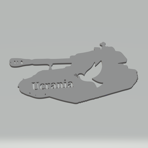 peace ukraine 3D model
