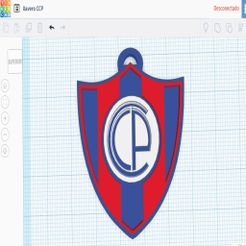 CCP.jpg Fichier 3D Cerro Porteño - Llavero・Design à télécharger et à imprimer en 3D
