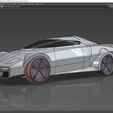 wheel_2.jpg Restomod concept car (ispired by Lancia) #VoxelabCultsCar