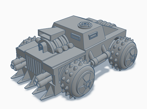 Gaslands refueled vehicle: IRONHIDE (truck)