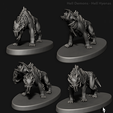 HellDemons_HellHyena.png Bestias infernales - Hienas infernales