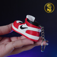 3.png Free Nike Jordan Keychain  Urban Vibes STL – FDM/ No AMS/ 3MF Ready! 🏀🔑