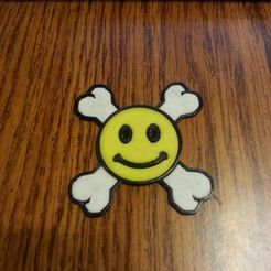 20180415_130250.jpg Free 3D file smiley crossbones・3D print model to download
