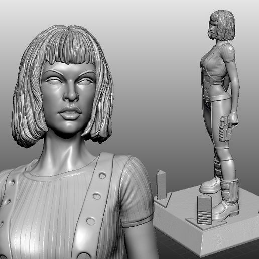 Leeloo progress pic 2.jpg Leeloo Fifth Element