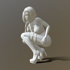2-3.jpg Archivo STL Mujer de látex・Plan de impresora 3D para descargar