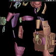 blender_KtwBBh2KUk.png Deadlock Cosplay Wrecker Default costume Valve's Deadlock Full armor and weapon Revolver Hell Gun Shotgun Sword Saber Cosplay Kit , kitbash ALl in one