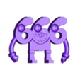 Six six six.obj.stl 666 SIX SIX SIX Brainrot STL  3D Model  Multicolor