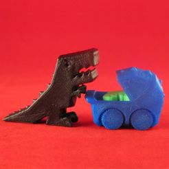 pram_square.jpg Free STL file Pip's Print-in-Place Perambulator・Object to download and to 3D print
