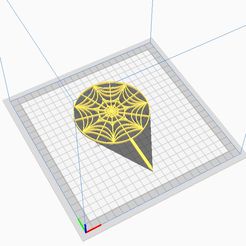 TELARAÑA-TOOPER-CAKE.jpeg Fichier STL gratuit TOILE D'ARAIGNÉE DU MERCREDI・Plan pour impression 3D à télécharger