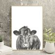 Highland-Cow-Print.jpg Highland Cow Picture, Animal Wall Art Printable JPEG 300PPi 5ratio 2x3, 3x4, 4x5, 5x7, 11x14. Maximun frame 24x36in