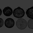 rndchc6.jpg 3D file Round Chocolate Pack・Design to download and 3D print