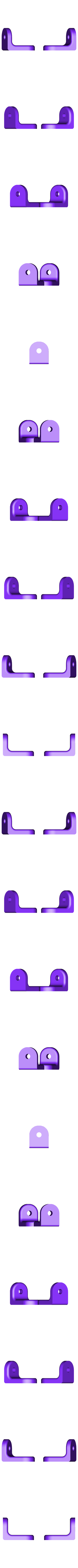 Hinge_Plate.stl Enclosure Mounting Hardware for Replicator 2