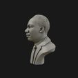 12.jpg Martin Luther King head sculpture ready to 3D print