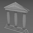 wf0.jpg Roman pillars Parthenon alter relief 3D print model