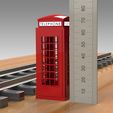 PhoneBooth (6).jpg MODEL TRAIN HOBBY Combo Pack - FIRE HYDRANT, PHONE BOOTH, STREET LIGHT PROP