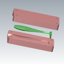 Capture.png STL-Datei Premium Soft Bait Lure Mold 100 MM・3D-druckbare Vorlage zum herunterladen