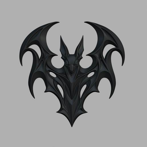 🦇 Abstract Bat Wall Art・ STL File for 3D printing・Cults
