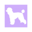 poodle type two.stl Dog stencil 15 files pack, wall decoration, lots of breeds of dogs, animal stencil, airbrush