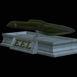 Eel-statue-14.png fish European eel / Anguilla anguilla statue detailed texture for 3d printing