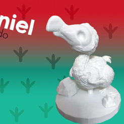 Capture d’écran 2018-07-19 à 10.07.06.png Free STL file Daniel the Dodo・3D printing template to download
