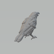 5.png Crow 3D Model 3D print model