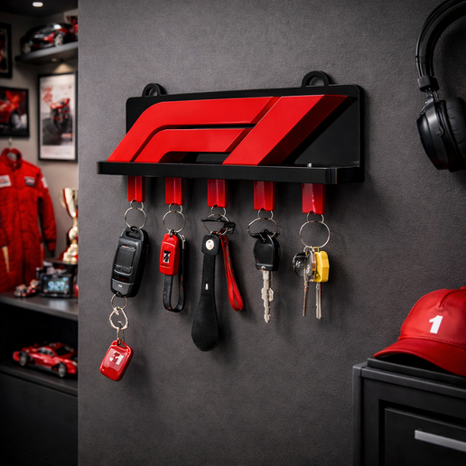 F1 Racing Key Holder