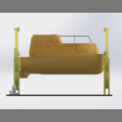 8.png Закрытая спасательная шлюпка с системой шлюпбалок - 3D печатная модель
