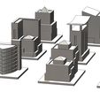 B1TO7-03.JPG Miniature modern buildings 3d print models