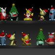 ZBrush-Document.jpg Pokémon Christmas Pack – 6-File Holiday STL Set