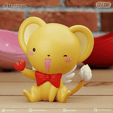 kero05.png Kero Chan Sakura Card Captor Chibi Cute Print in Place